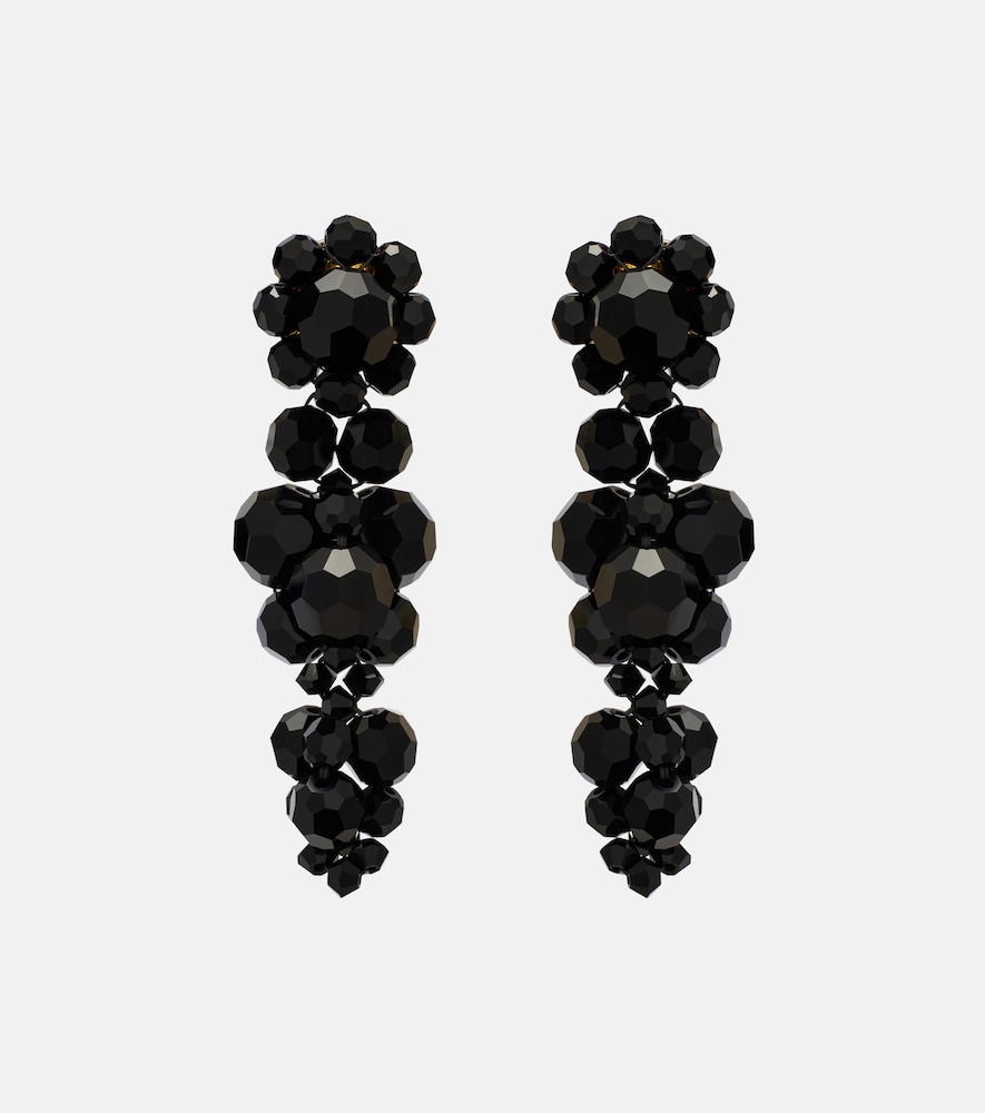 Simone Rocha Crystal-embellished drop earrings