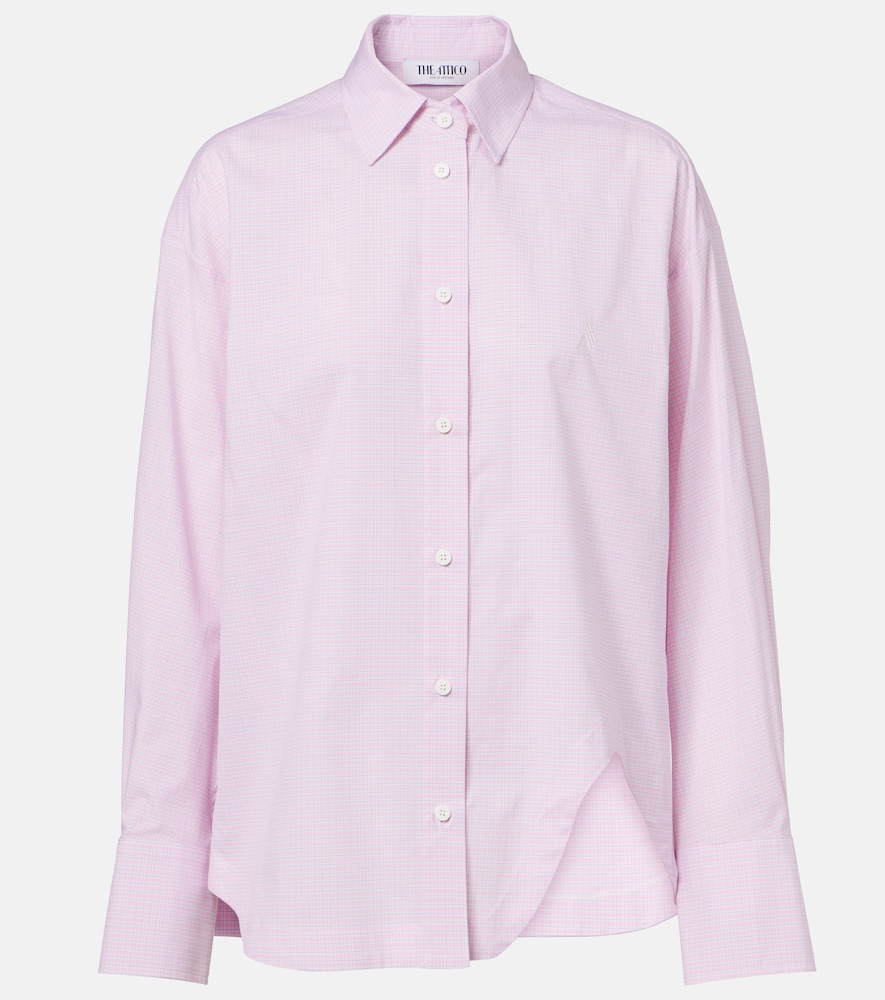 Camicia oversize Diana in cotone a quadri