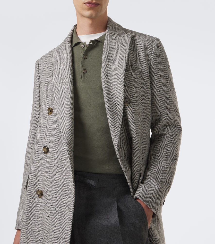 Virgin Wool Polo Sweater