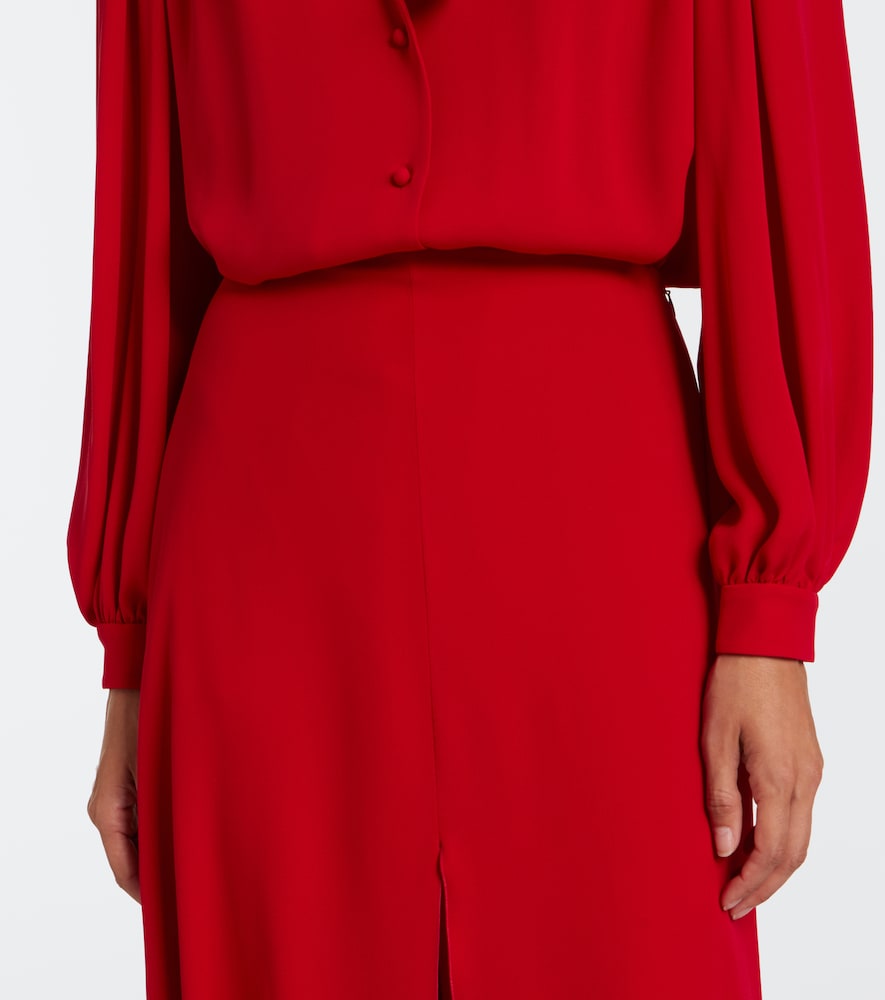 Garavani Silk Georgette Midi