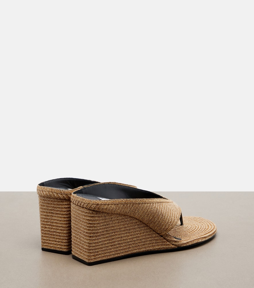  Alaia Alaia Cube Wedge Sandals 