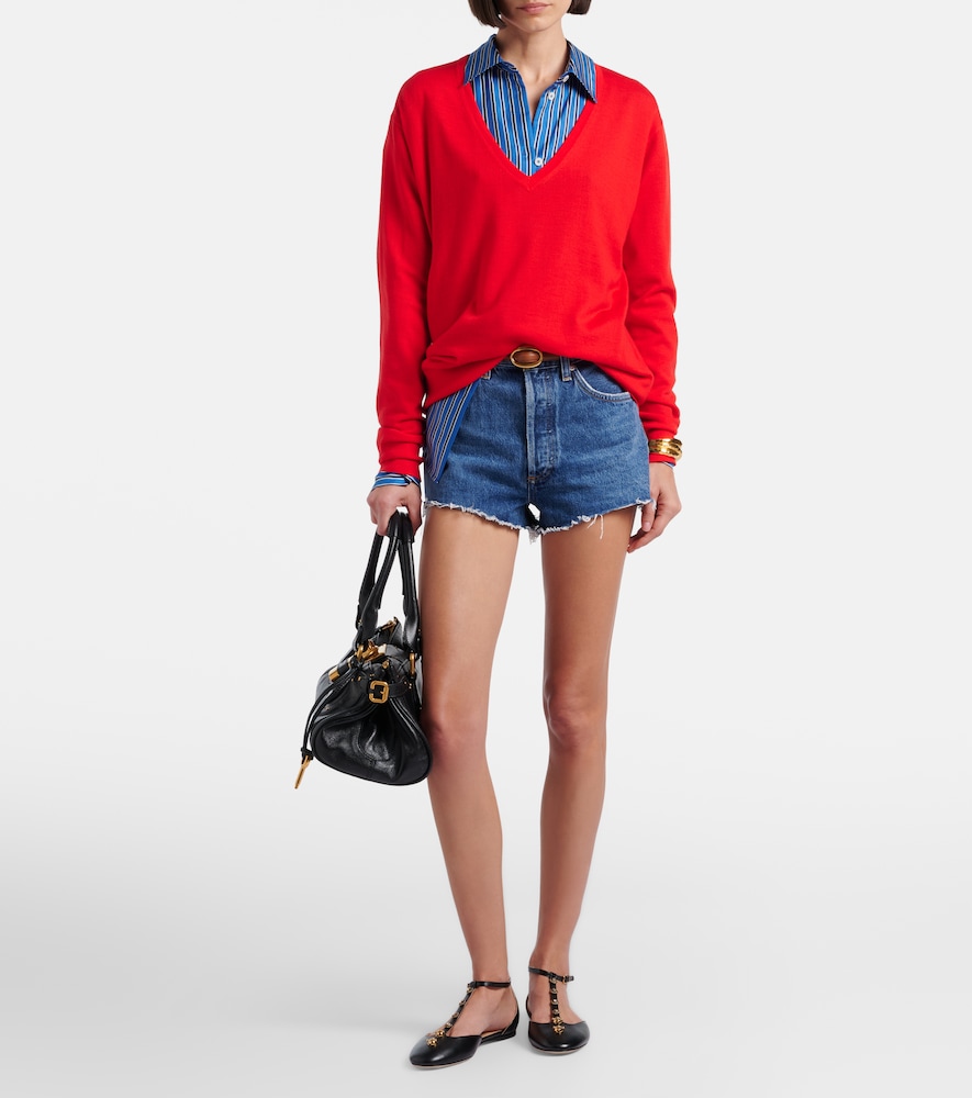 Agolde Ridley denim shorts