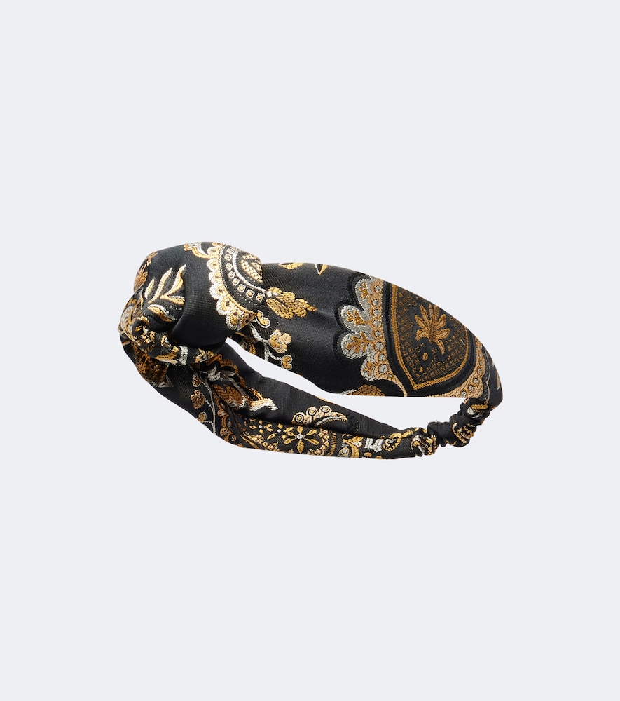 Geknotetes Haarband aus Jacquard