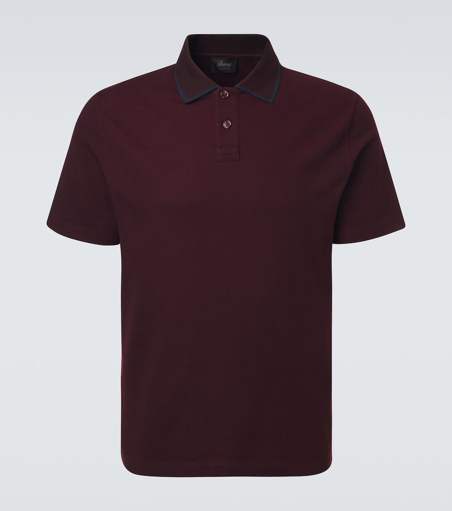 Brioni Cotton piqué polo shirt　Brioni コットンピケ ポロシャツ Brioni