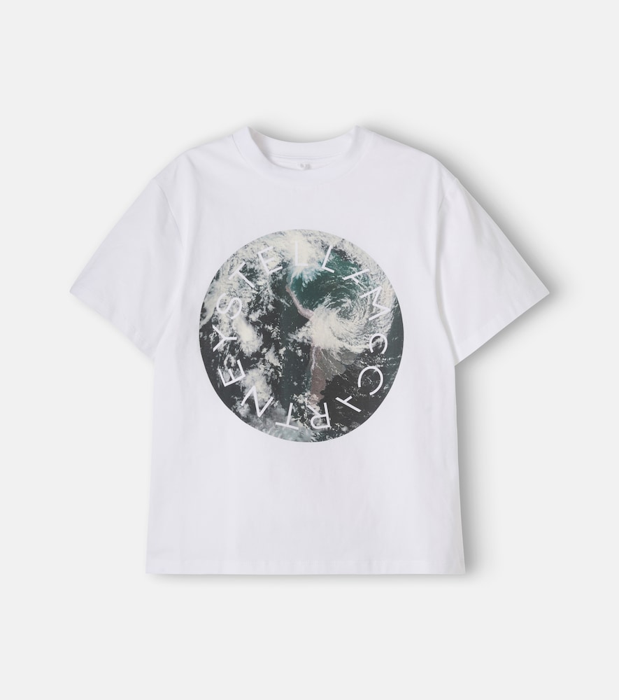 Bedrucktes T-Shirt aus Baumwoll-Jersey