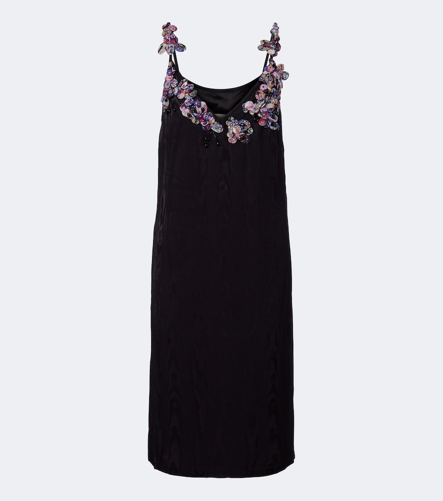 Dries Van Noten Dries Van Noten Embellished midi dress　Dries Van Noten 装飾付きミディドレス