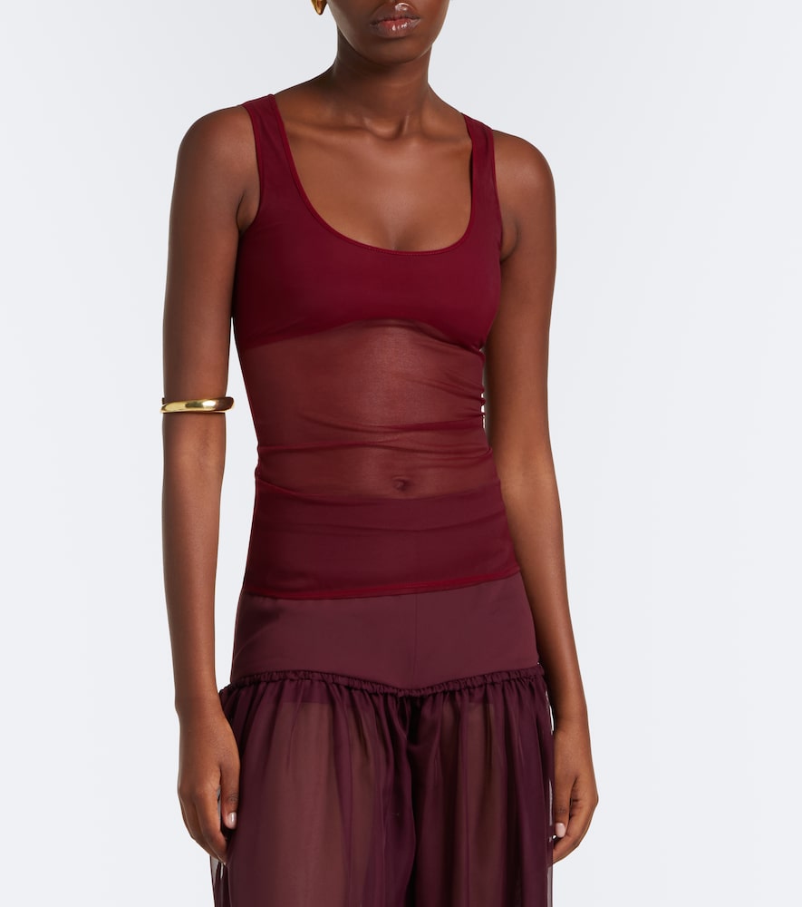 Semi-Sheer Tank Top