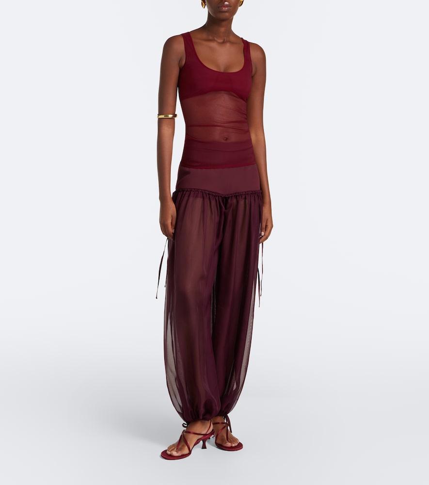 Semi-Sheer Tank Top