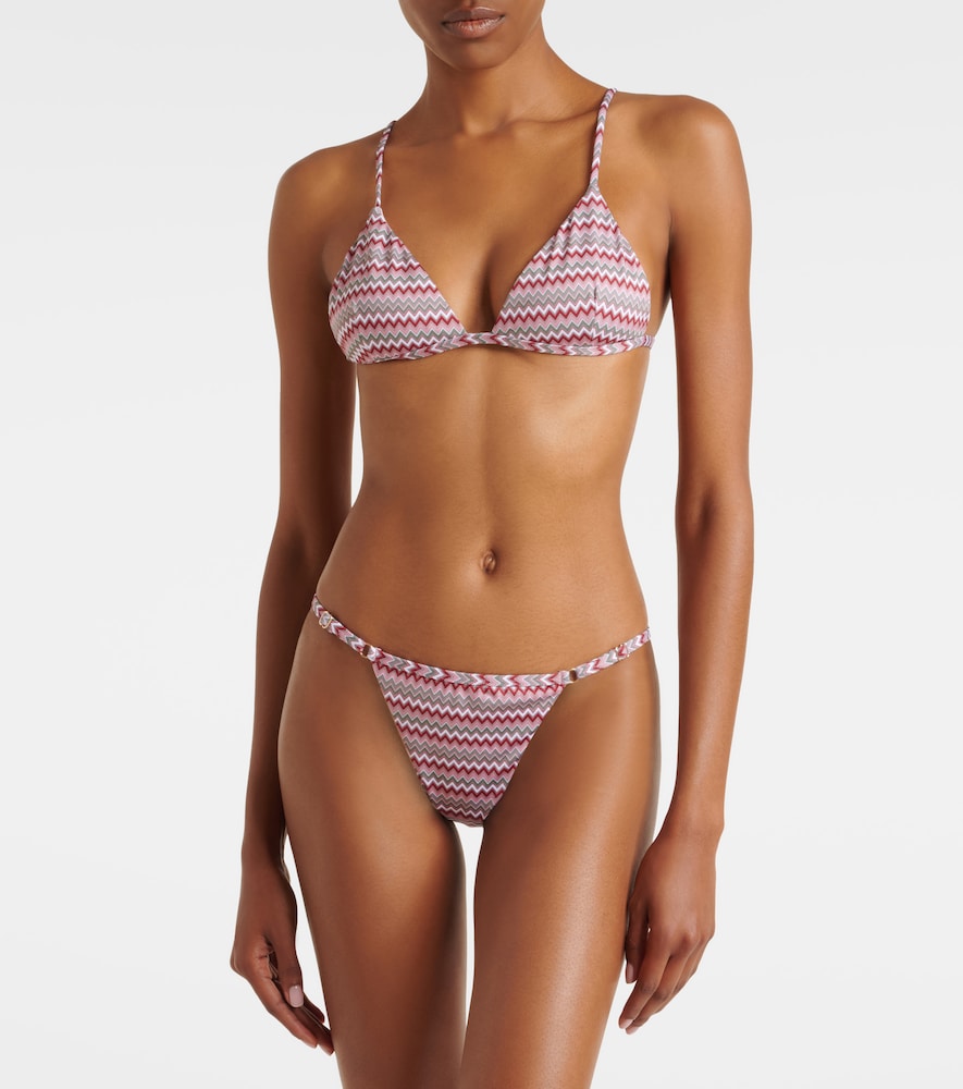 Bananhot Emi-Lynn chevron bikini bottoms | Thumbnail 3