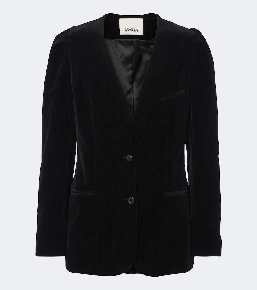 Blazer Fereole aus Baumwollsamt