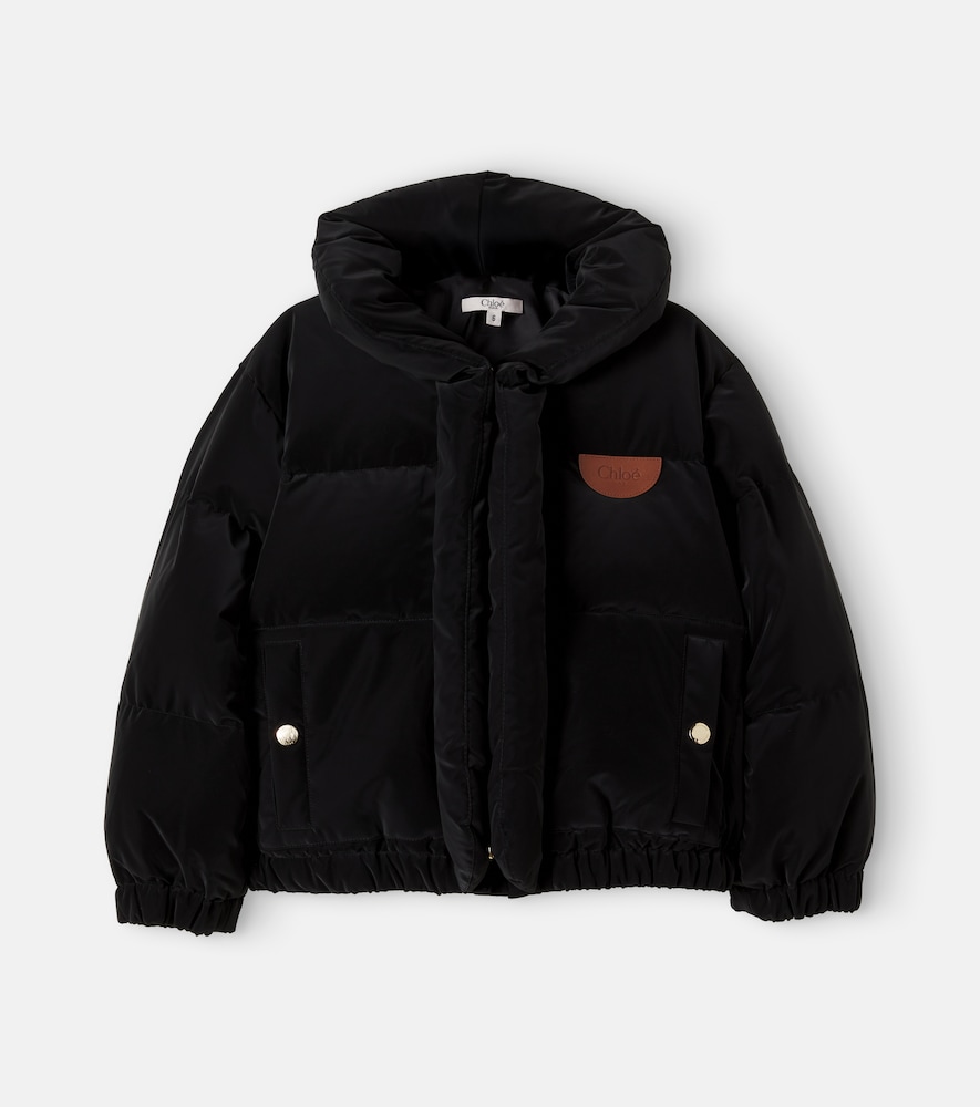 Chloé Kids Piumino con logo