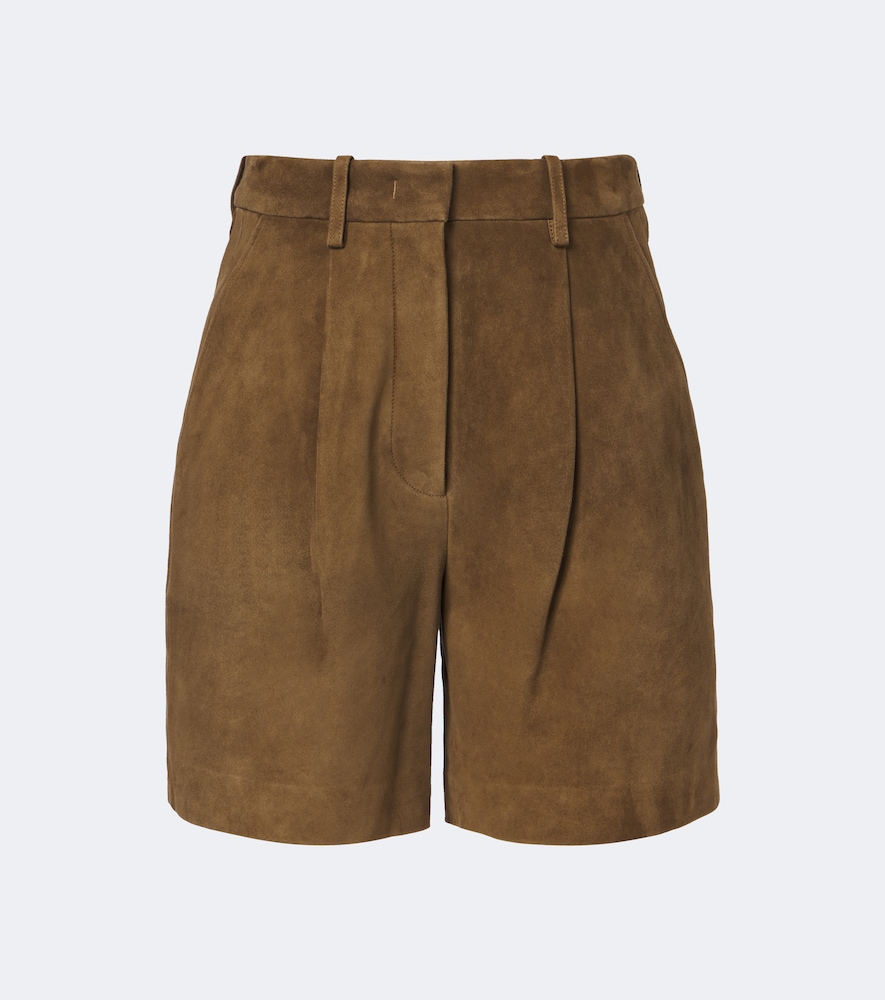 Shorts Suze aus Veloursleder