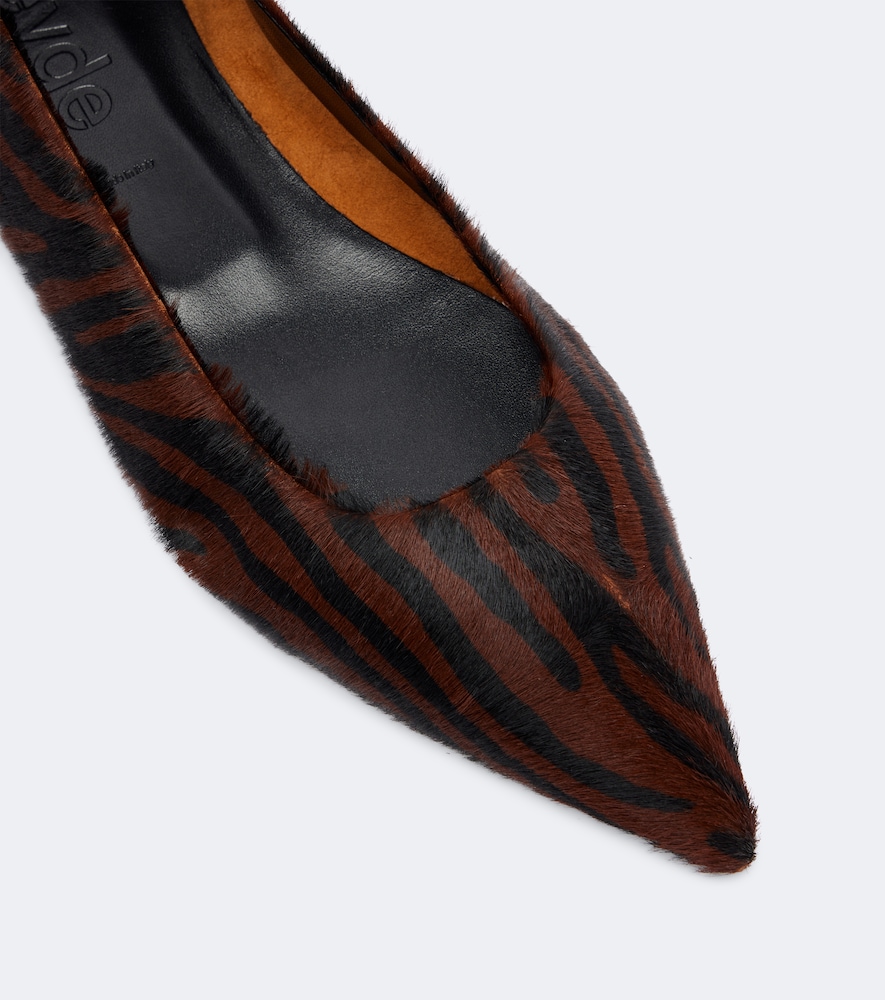 Cassy Zebra-Print Ballet Flats