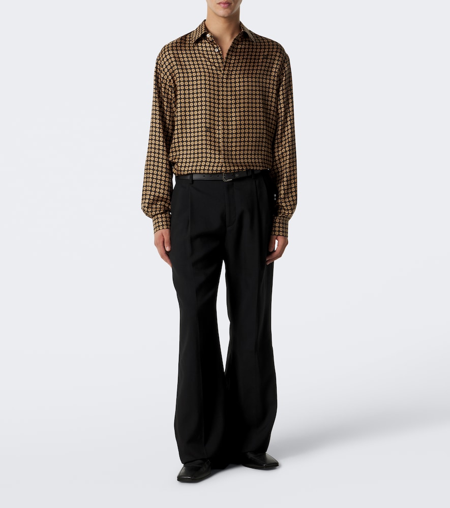 Garavani Printed Silk Twill Shirt
