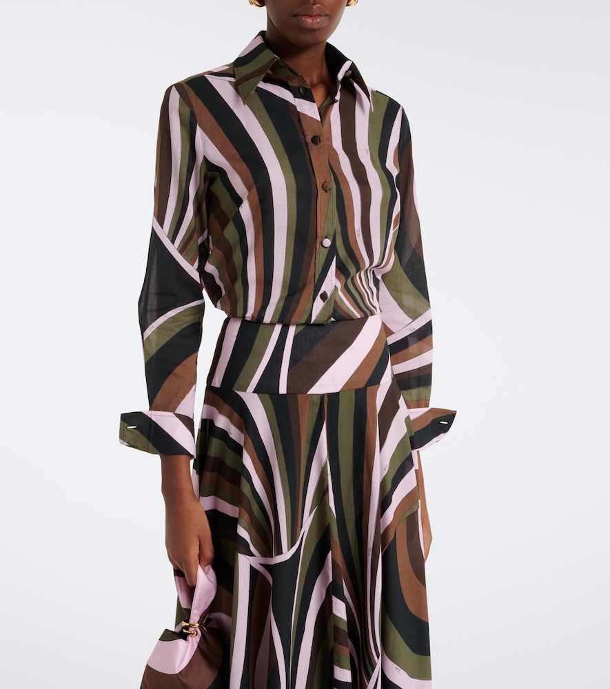 Pucci Iride Cotton Muslin Shirt