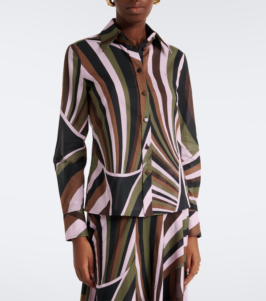 Pucci Iride Cotton Muslin Shirt
