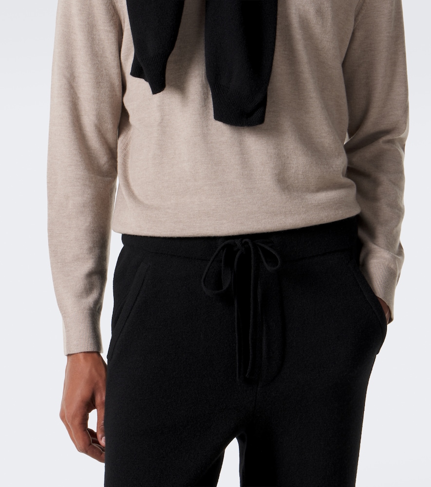 Cashmere Sweatpants With Tiger'S Eye