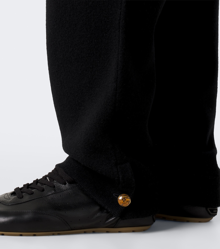 Cashmere Sweatpants With Tiger'S Eye