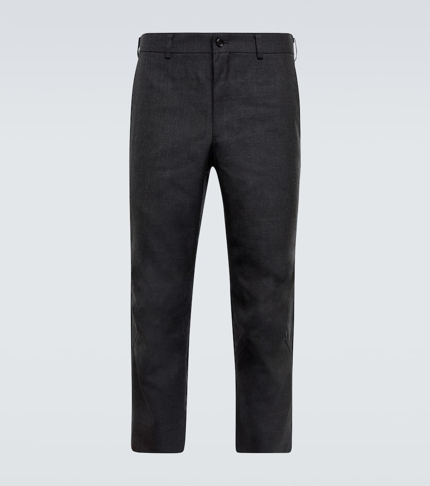 Comme des Garçons Homme Deux Low-rise slim wool pants