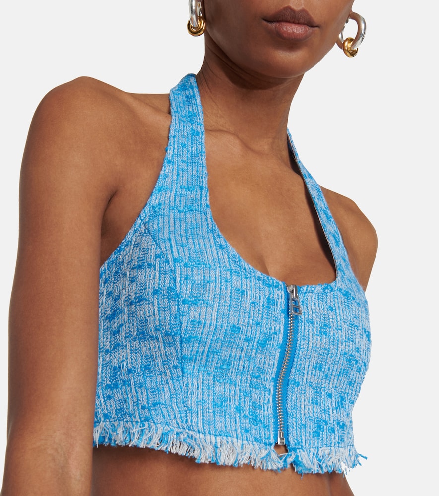  Staud Staud Cropped-top Becca Aus Tweed 