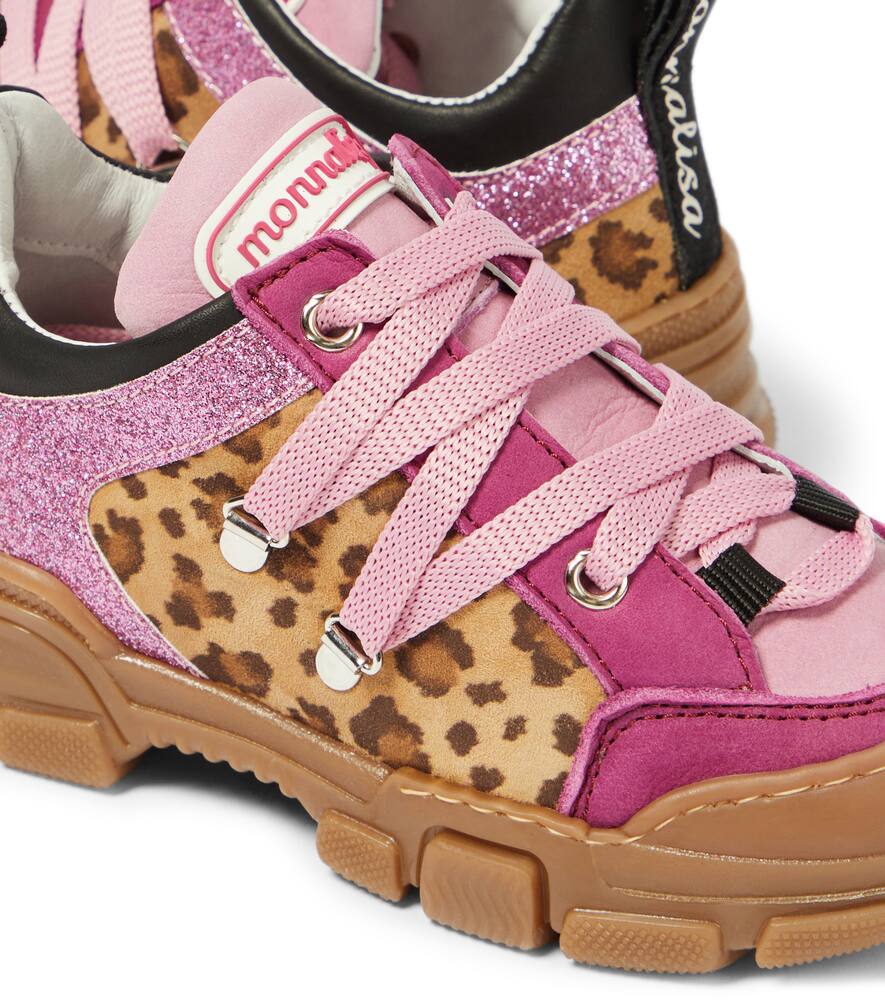 Monnalisa Chunky-sole Low-top Sneakers In Multicoloured