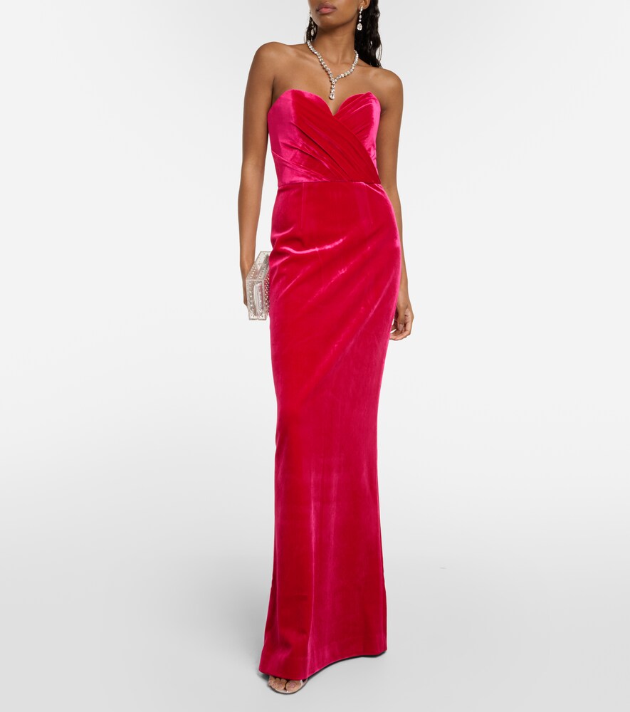  Rebecca Vallance Rebecca Vallance Robe Bernadette Aus Samt 