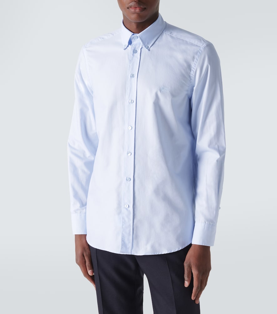  Etro Etro Logo Cotton Oxford Shirt 