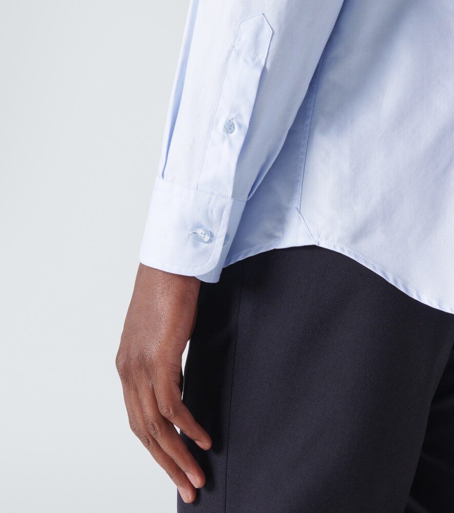  Etro Etro Logo Cotton Oxford Shirt 