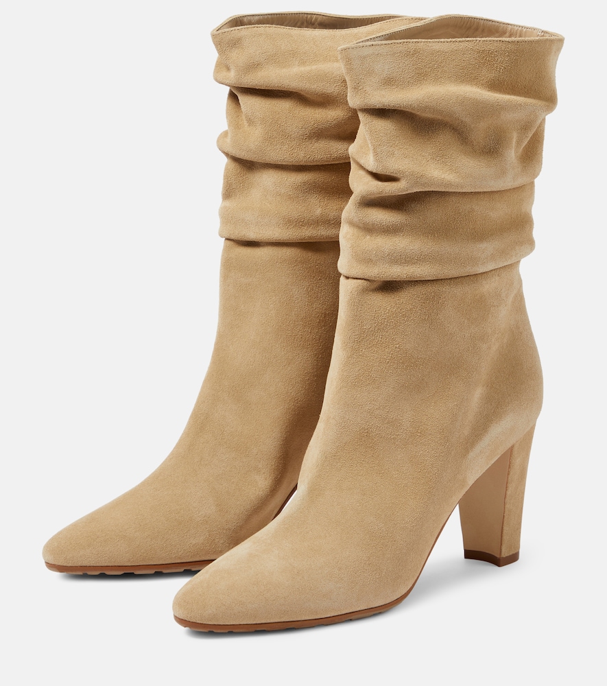  Manolo Blahnik Manolo Blahnik Calasso Suede Ankle Boots 
