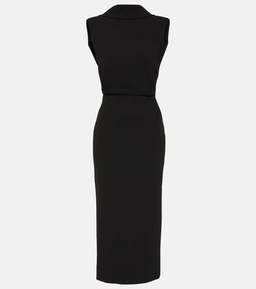 High neck cady midi dress