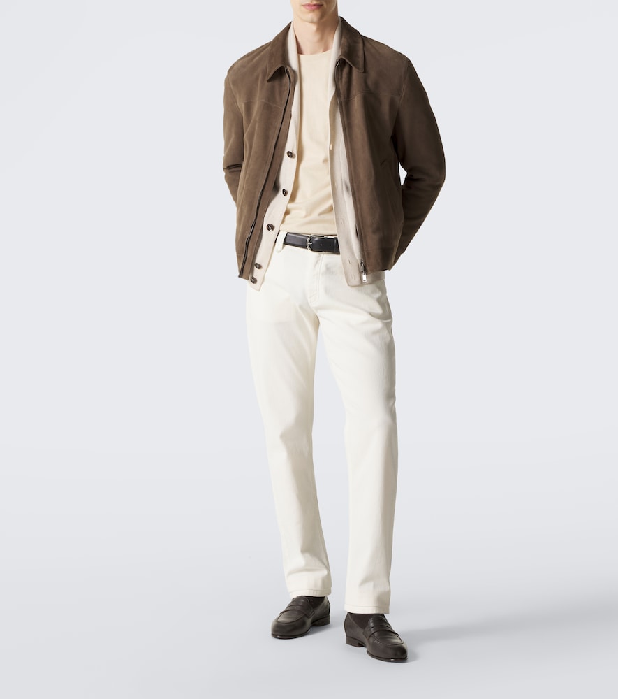 Appia Grained Leather Penny Loafers