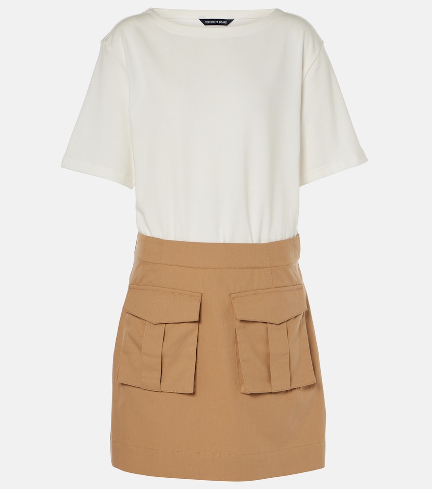 Veronica Beard Women's White Elowyn Cotton Minidress UK Size 6 - Mytheresa