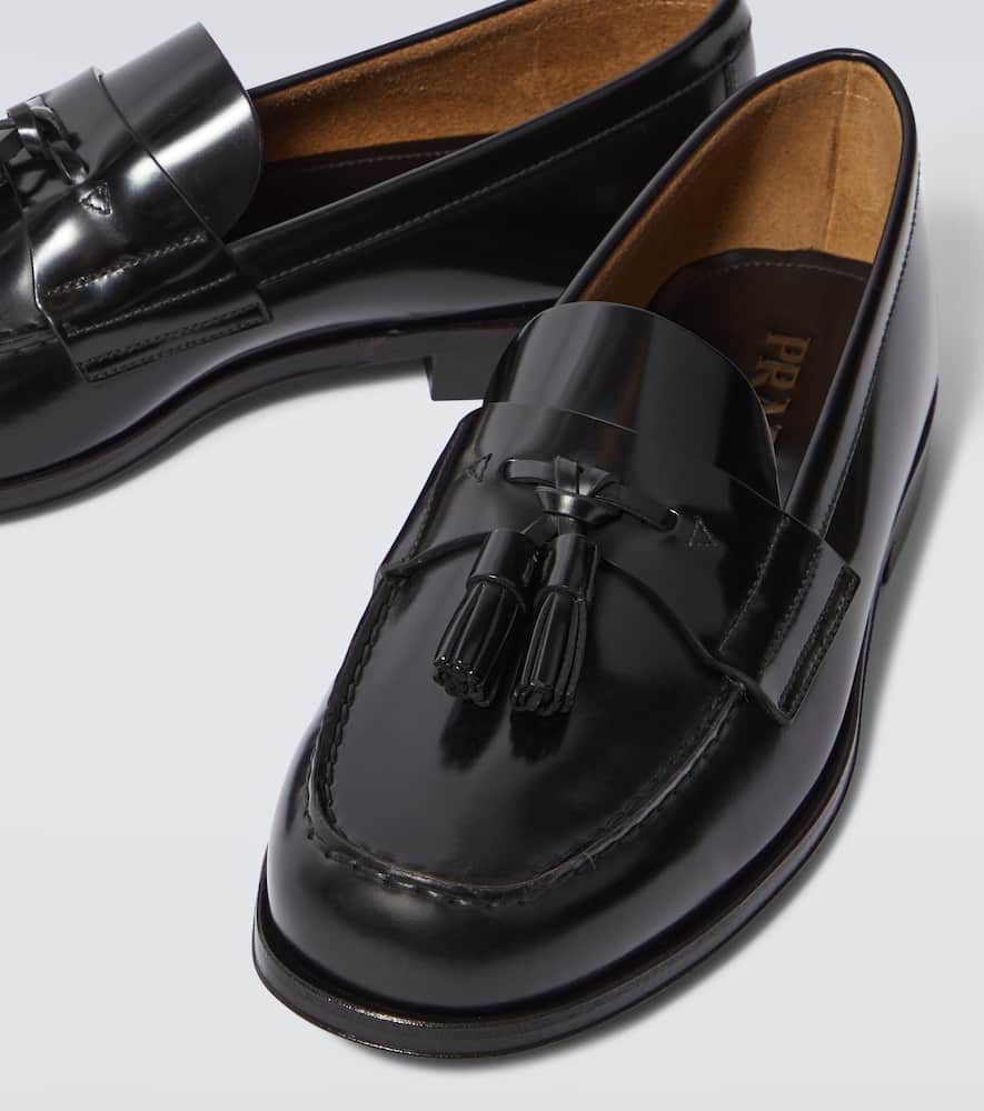 PRADA LEATHER LOAFERS