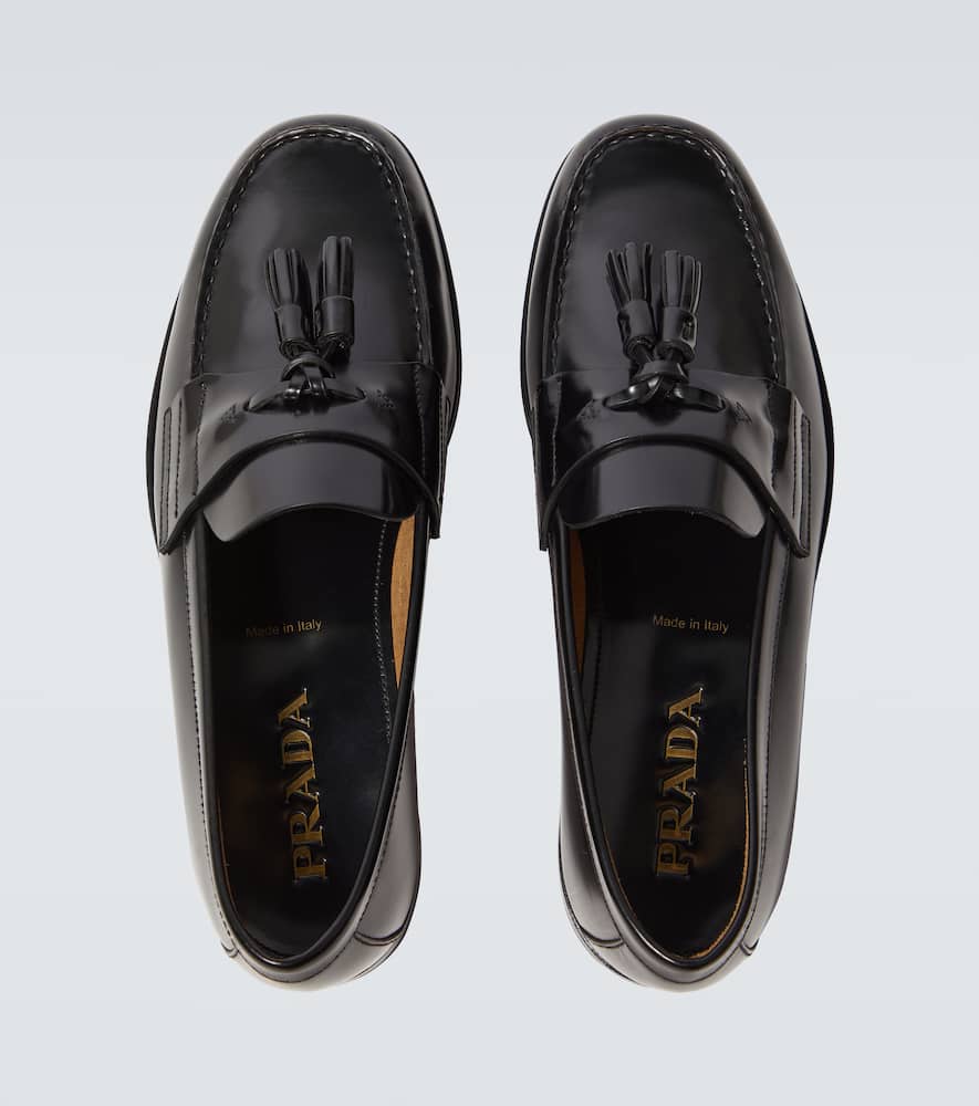 PRADA LEATHER LOAFERS