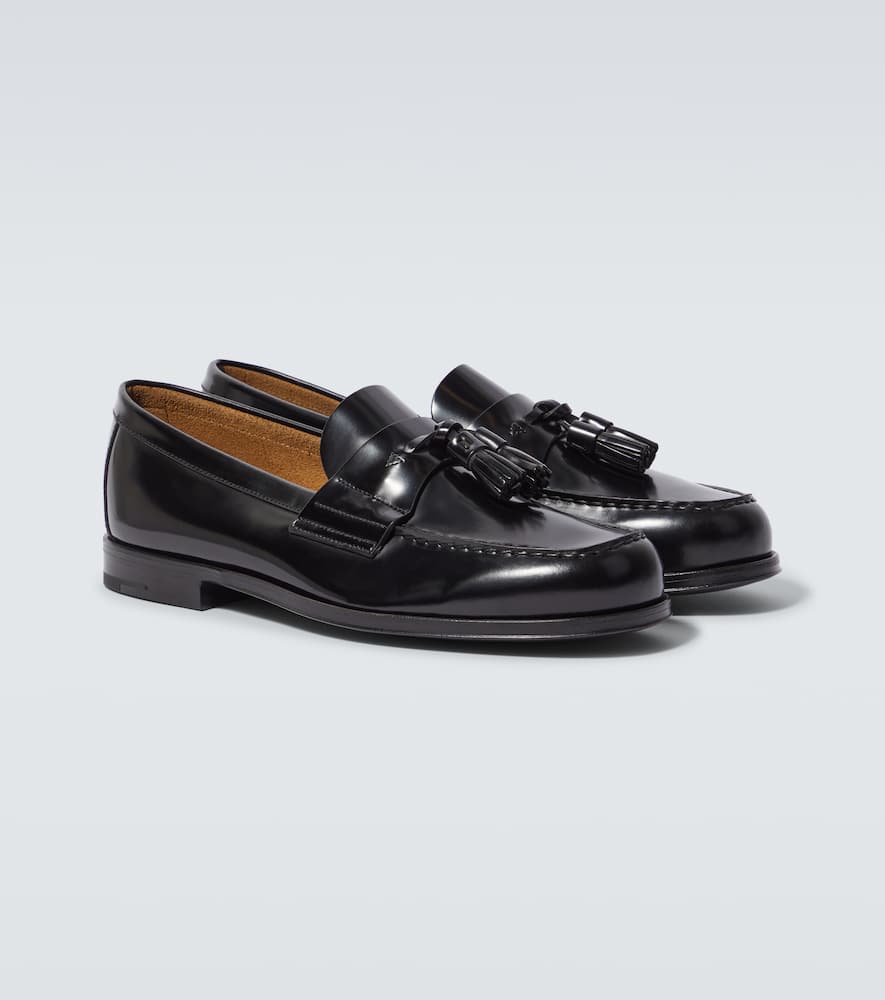 PRADA LEATHER LOAFERS