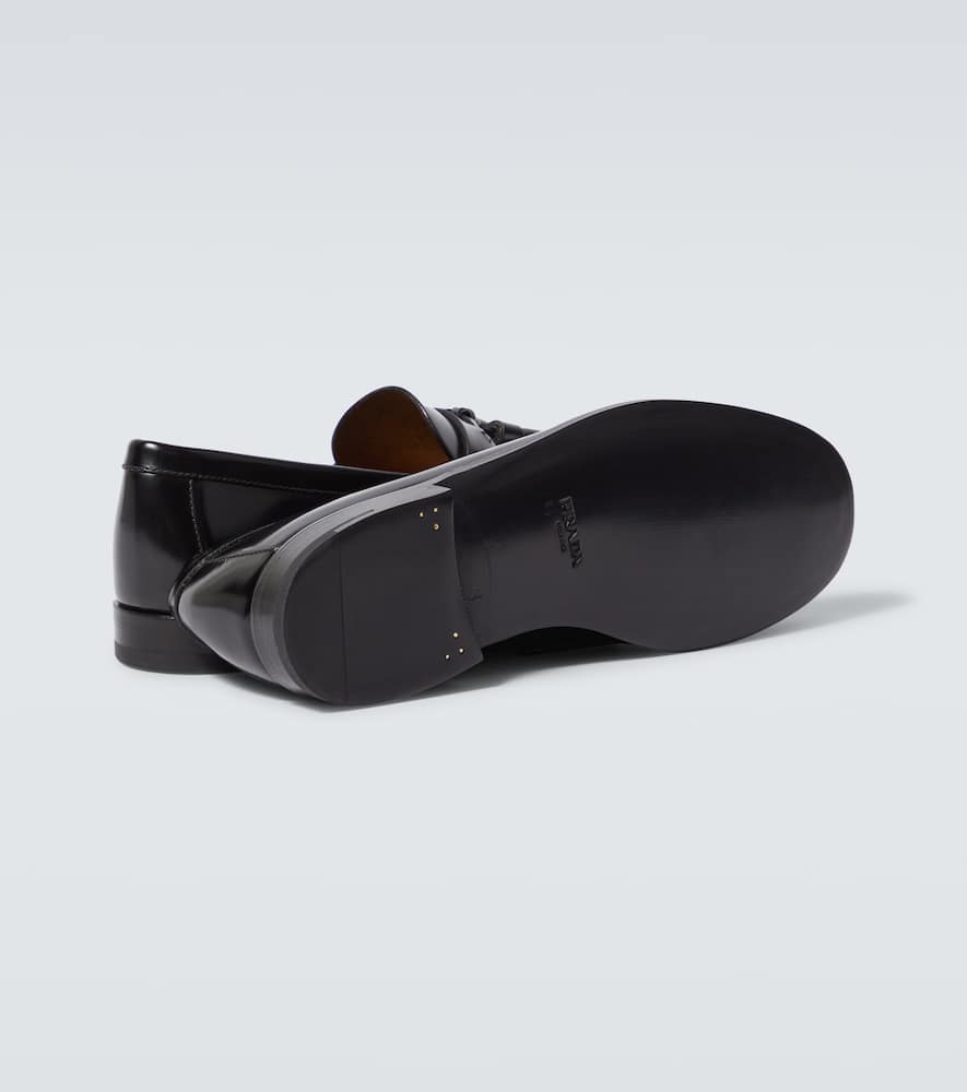 PRADA LEATHER LOAFERS