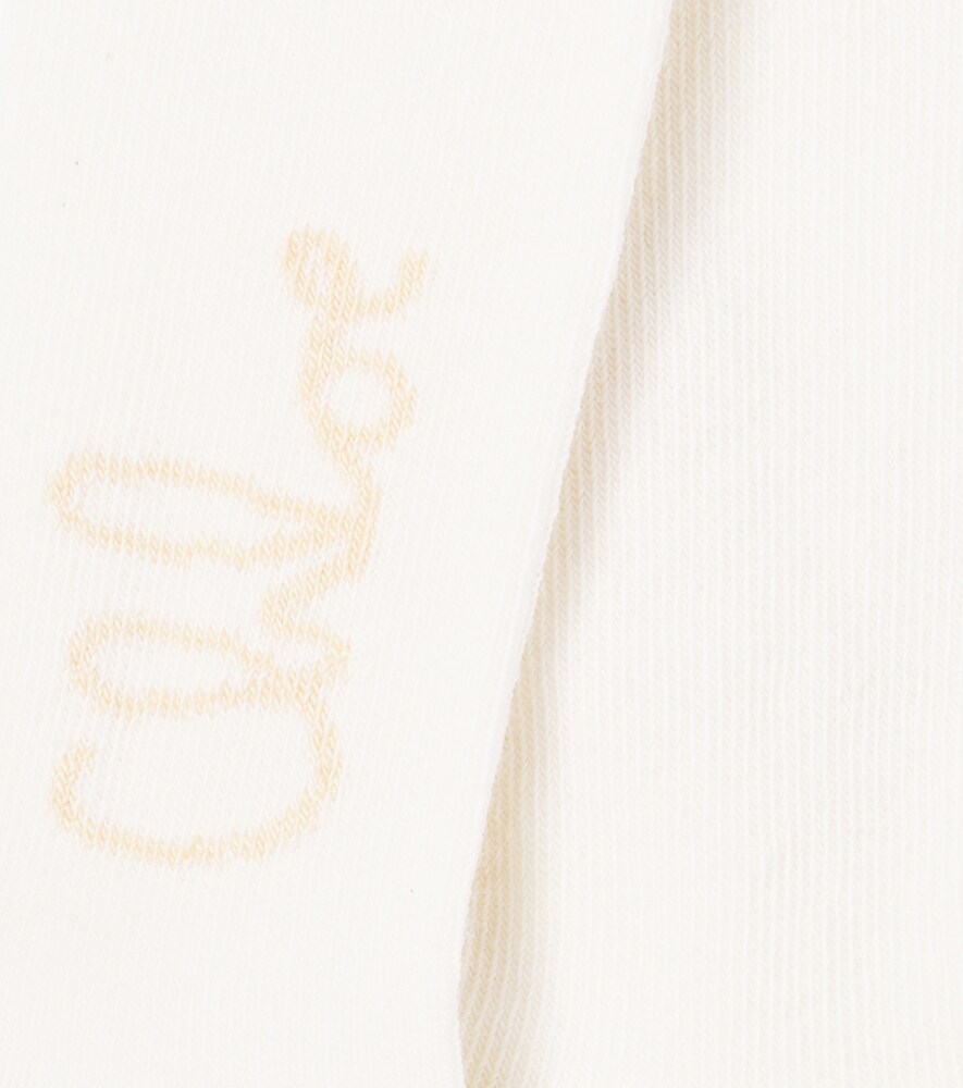  Chloe Kids Chloé Kids Baby Strumpfhose Aus Einem Baumwollgemisch 