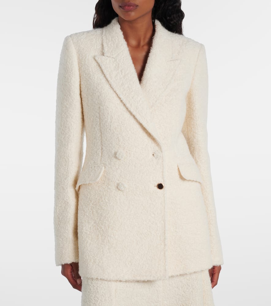 Gabriela Hearst Stephanie Cashmere And Wool-blend Blazer In White