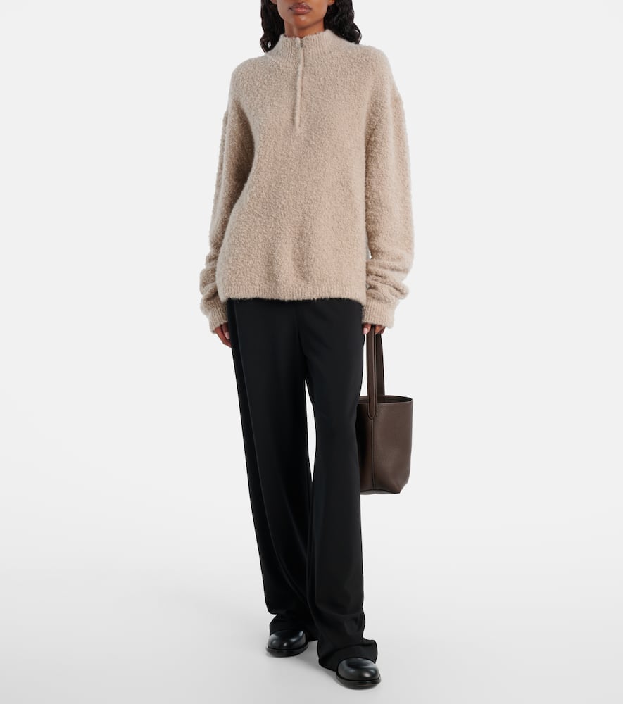 The Row N/s Park Small Leather Tote Bag In Brown