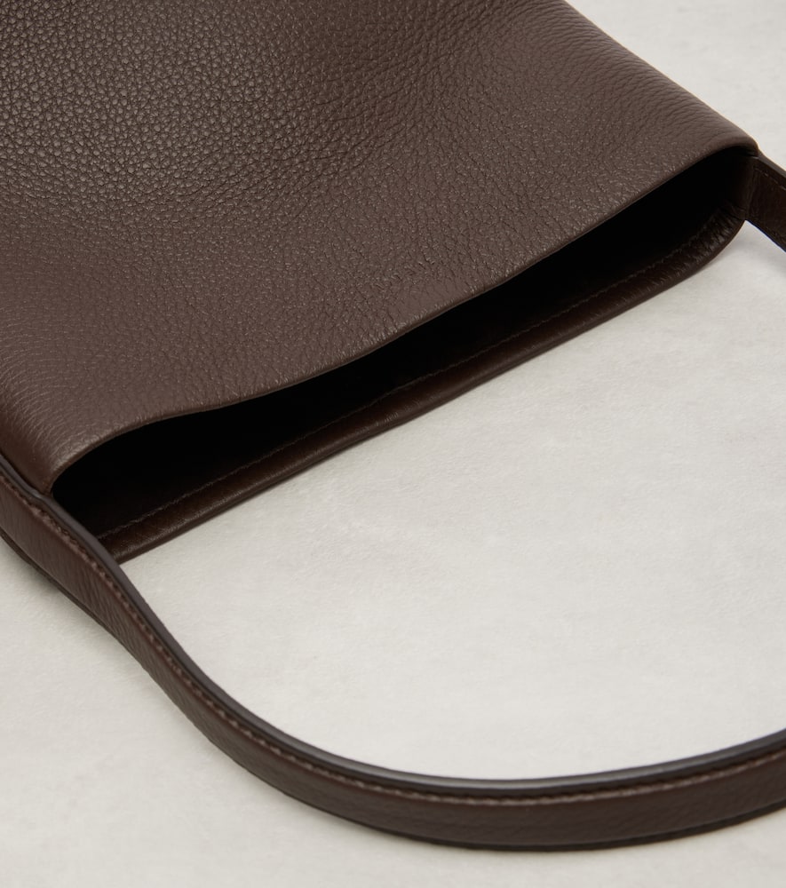 The Row N/s Park Small Leather Tote Bag In Brown