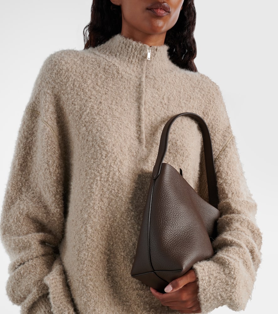 The Row N/s Park Small Leather Tote Bag In Brown