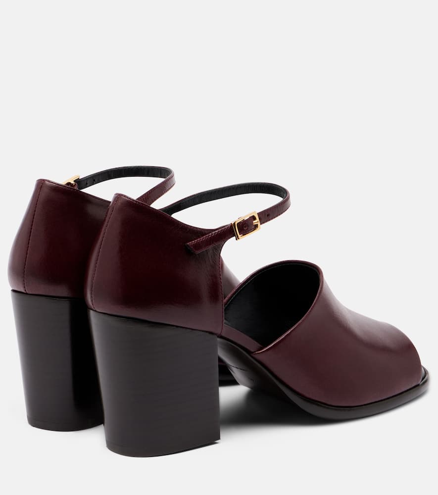 Lemaire 80mm Square-toe Block-heel Sandals In Multi