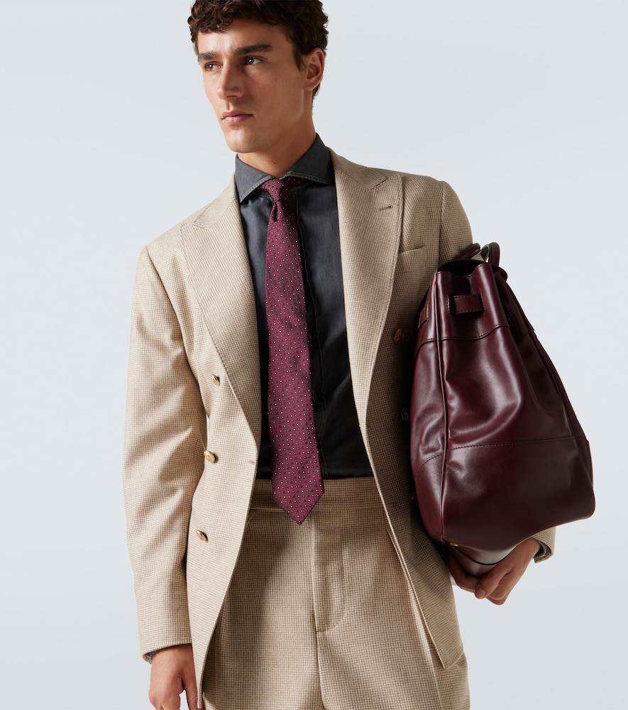  Brunello Cucinelli Brunello Cucinelli Corbata De Seda En Jacquard 