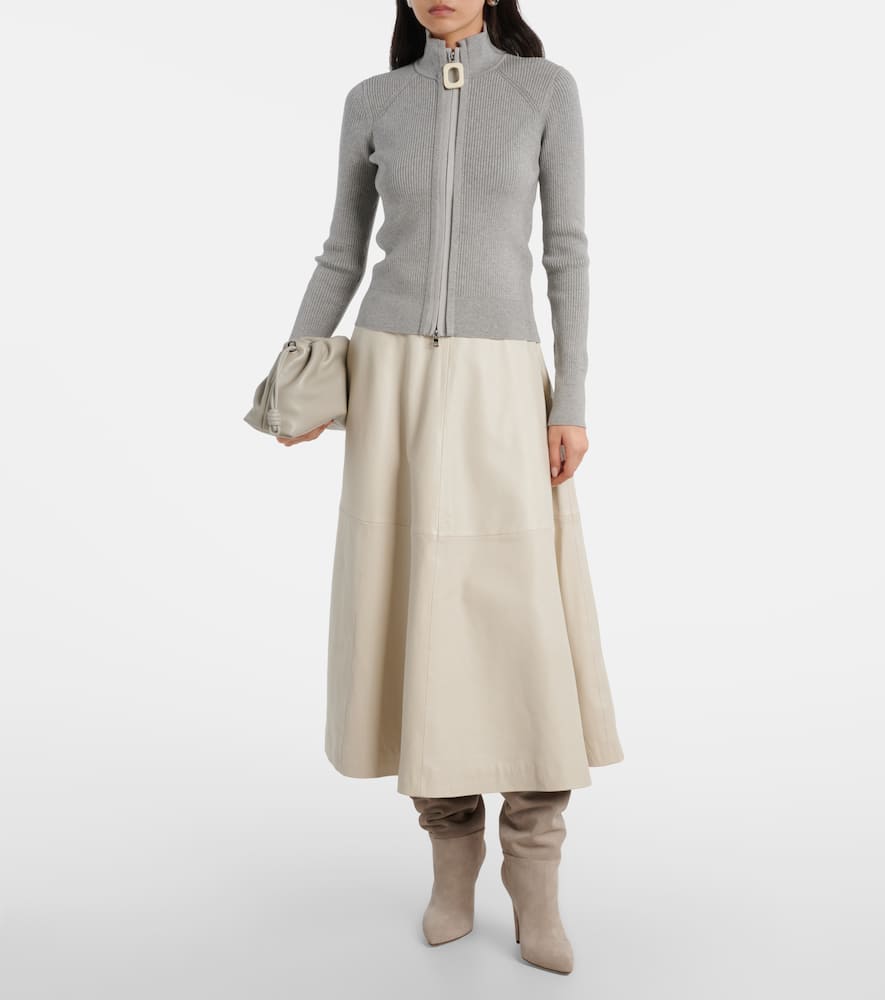 Paris Texas Elsa 100 Suede Over-the-knee Boots In Neutral