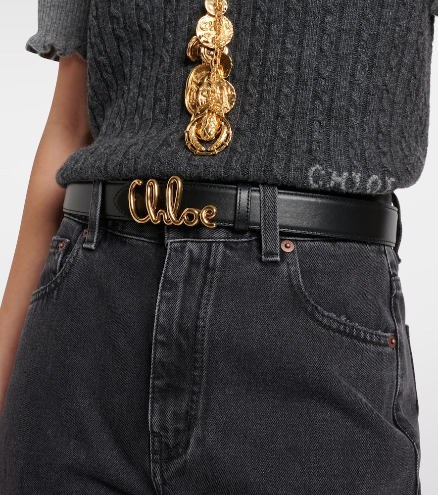  Chloe Chloe Chloe Iconic Embellished Leather Belt 