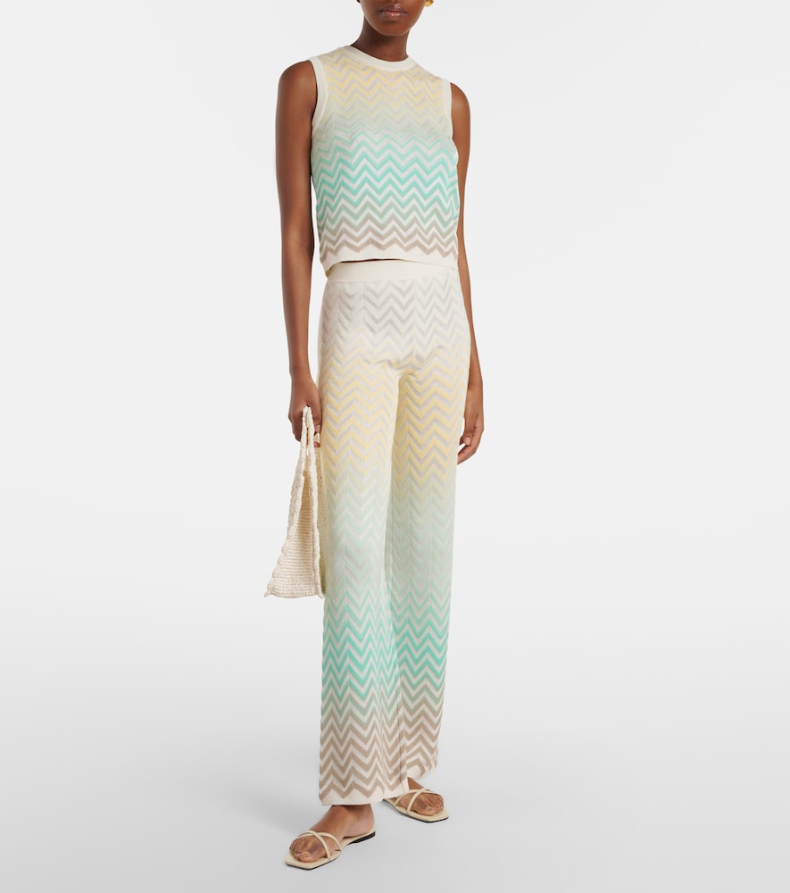 Missoni Zigzag cotton-blend top