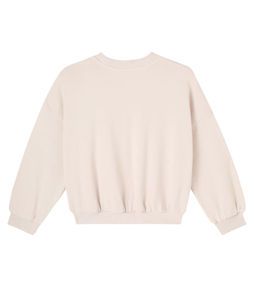 Mini Rodini Doggies Printed Cotton Sweatshirt In Neutral