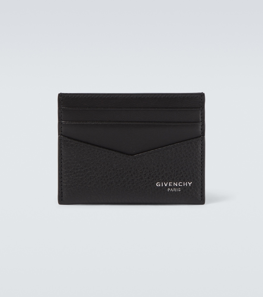 Givenchy Logo leather card holder