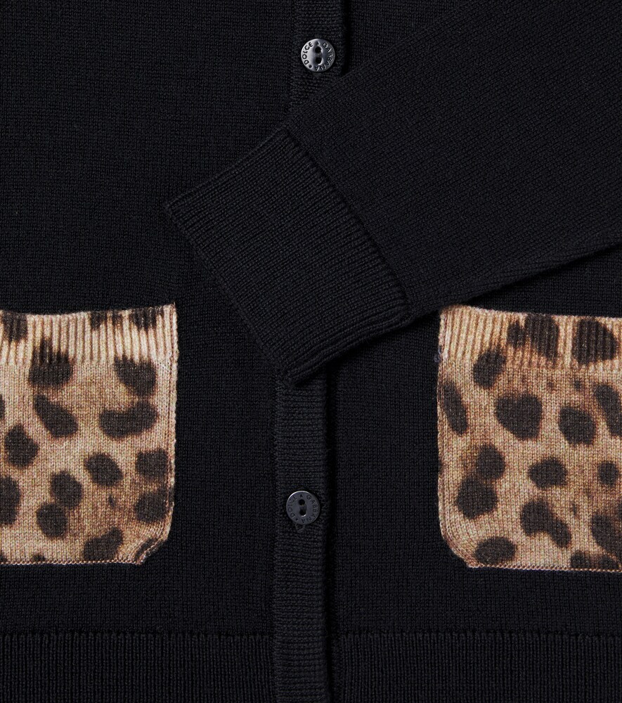  Dolce&gabbana Kids Dolce&gabbana Kids Virgin Wool Cardigan 