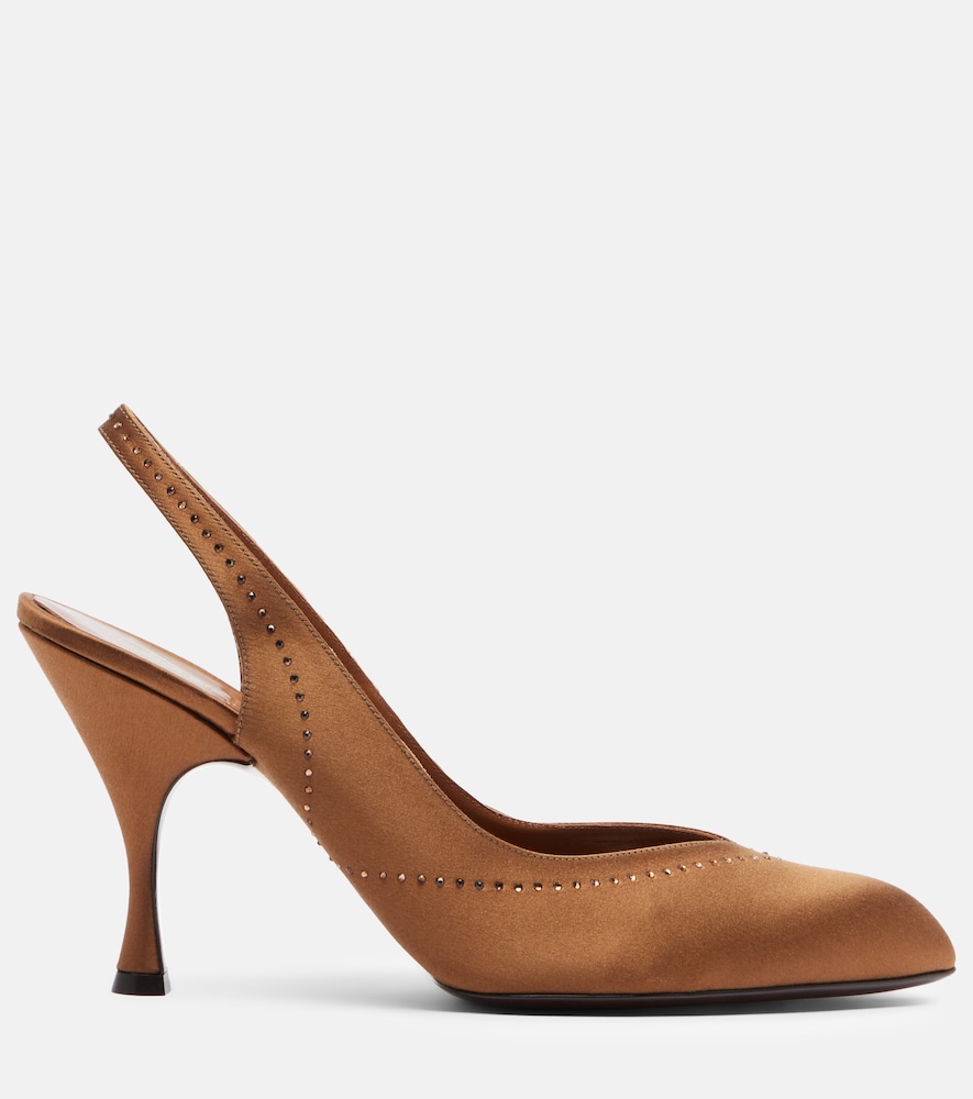  Herbert Levine Herbert Levine Slingback-pumps Star Dust 95 Aus Satin 